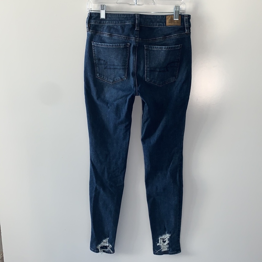 American Eagle Outfitters Dream Jean Distressed Jeggings Size 6 - Picture 4 of 10